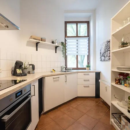 Grosse Altstadtwohnung Im Zentrum, Mit Balkon, Top Lage, 4 Schlafplaetzen * 马格德堡