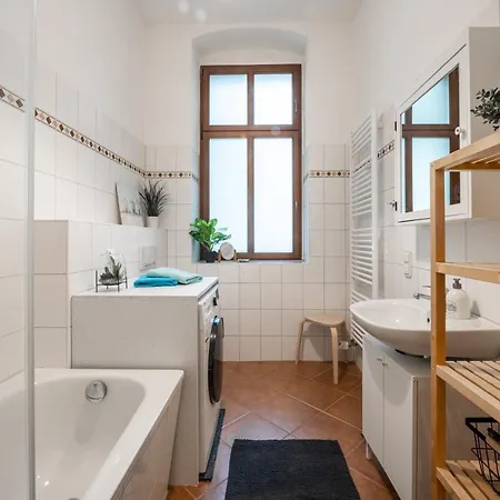 公寓 Grosse Altstadtwohnung Im Zentrum, Mit Balkon, Top Lage, 4 Schlafplaetzen 马格德堡